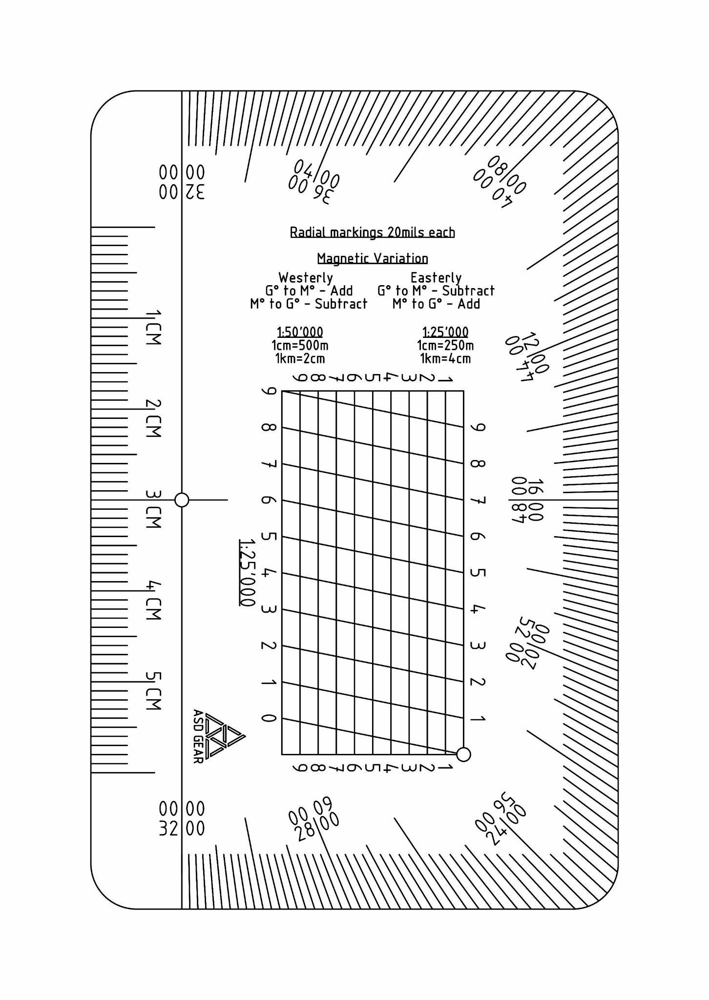 ASD Gear Micro Protractor