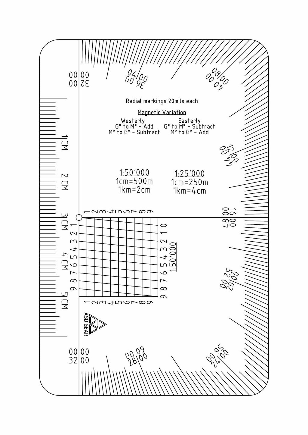 ASD Gear Micro Protractor